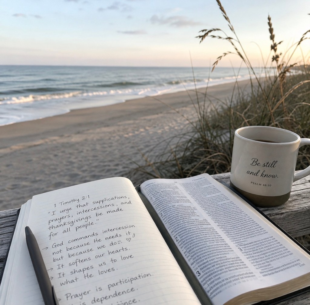 Saltwater Reflections on Prayer